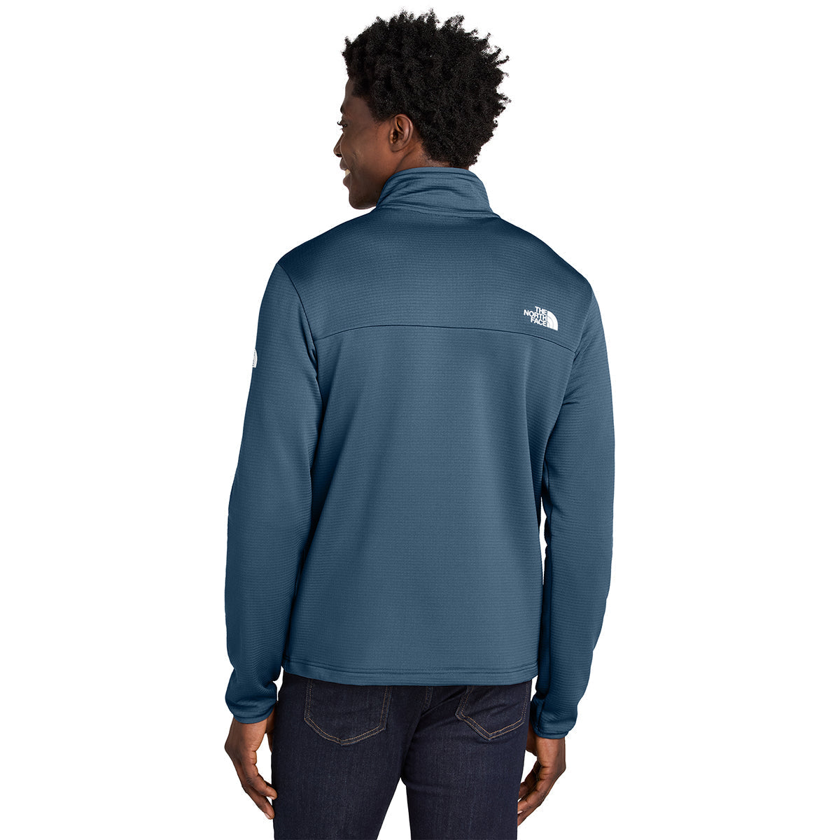 The North Face Men's Shady Blue Aim 1/4-Zip Fleece