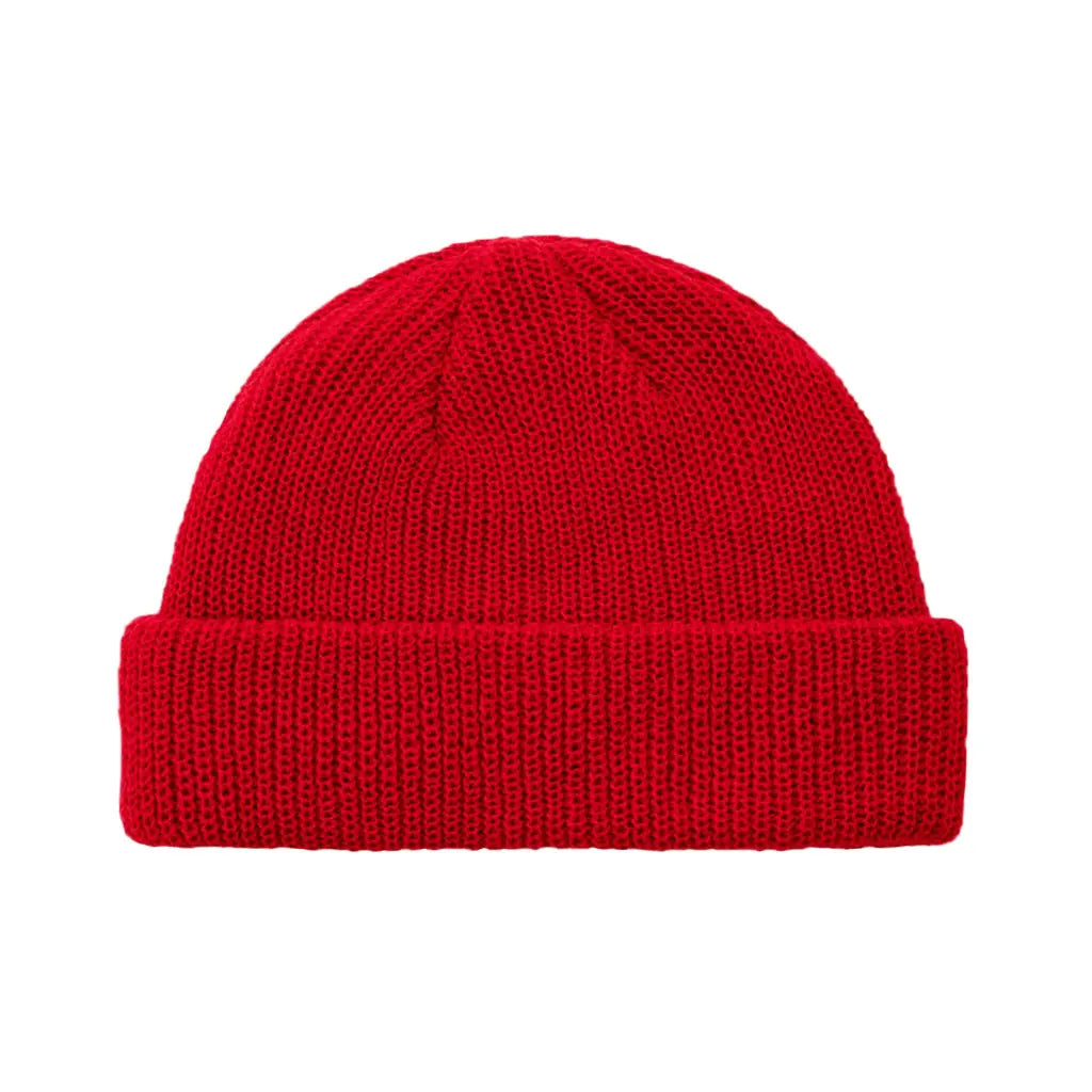 RED FISHERMAN BEANIE