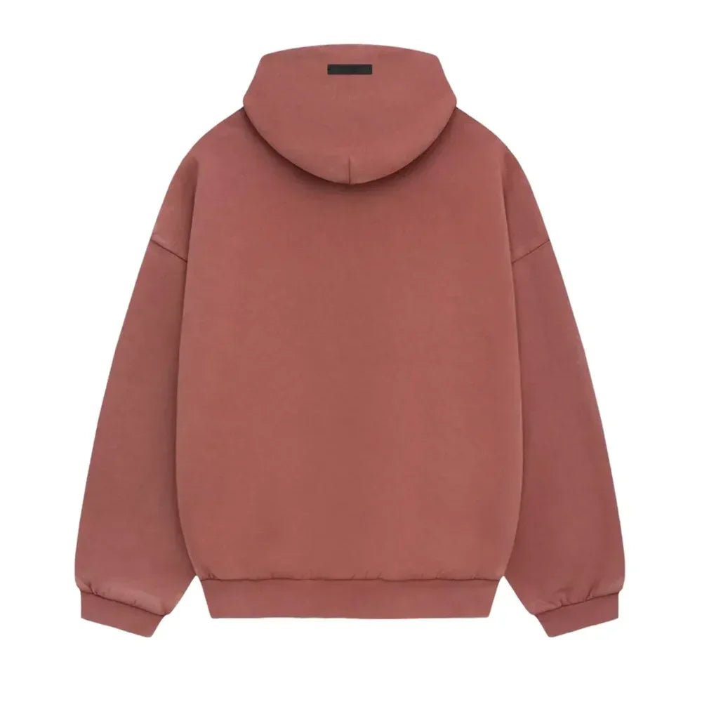 Fear of God Essentials Heavy Fleece Hoodie Crimson