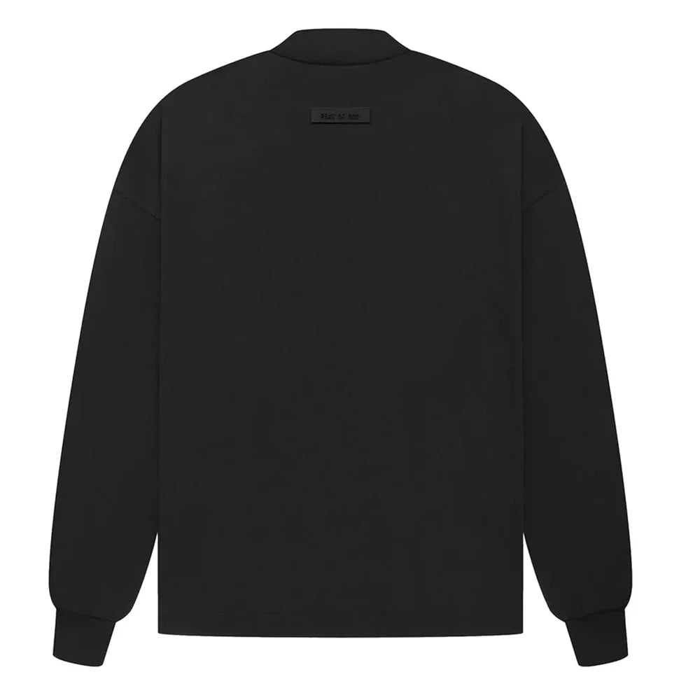 Fear of God Essentials Long Sleeve Tee Jet Black